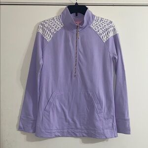 Lilly Pulitzer Lavender Lace Pullover